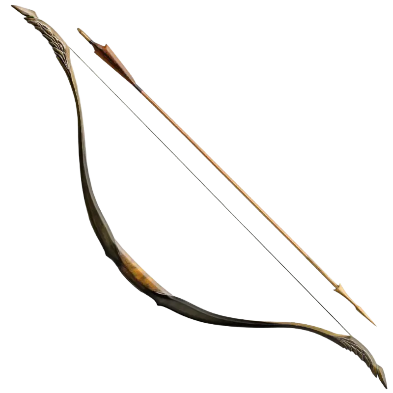 Arc de Legolas provenant de la série de film "Le Seigneur des Anneaux" Archerie